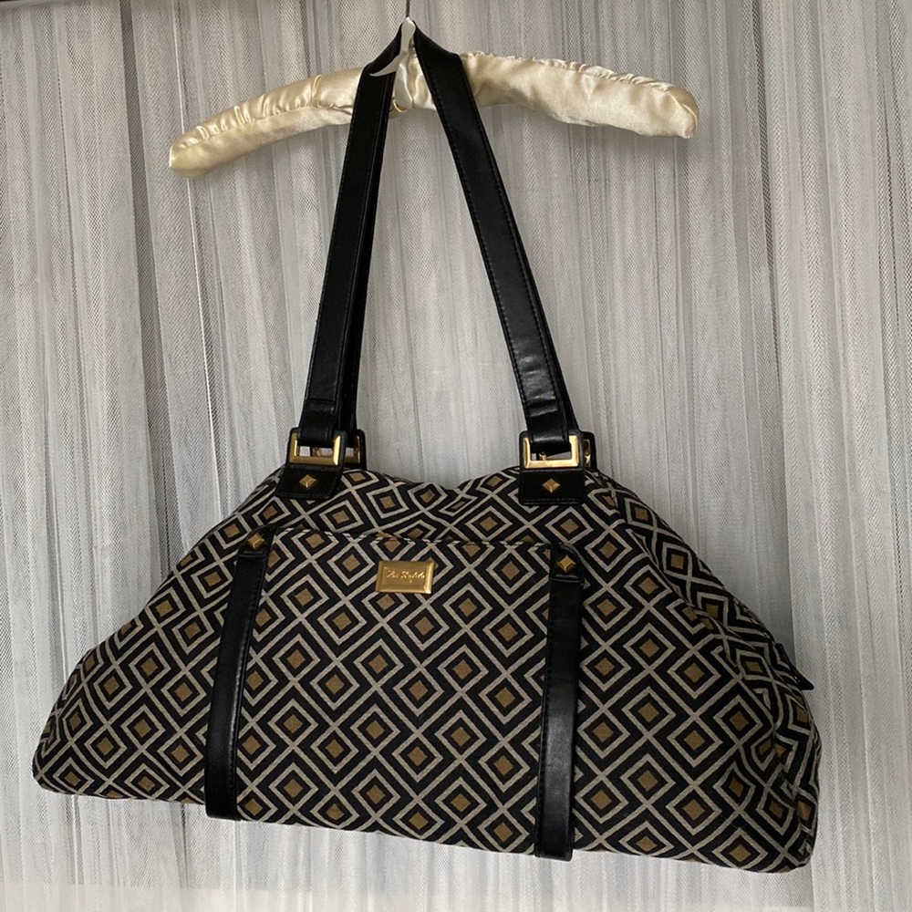 San Babila Milano week-end canvas satchel